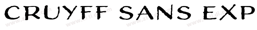 Cruyff Sans Expanded字体转换